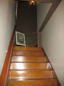 Stairway Entry - photo took when staged - 923 Hillcrest E Dr