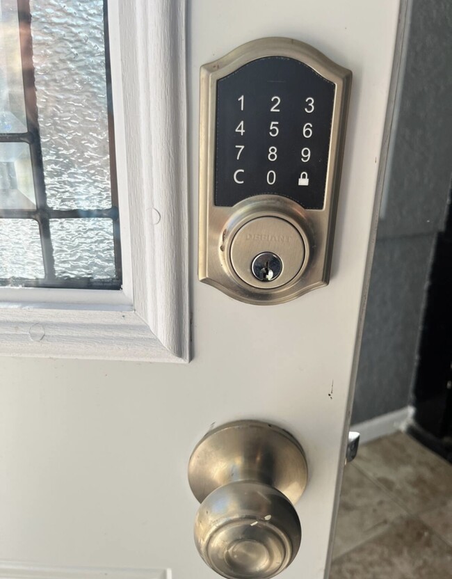 Keyless back porch door - 3517 19th Ave S