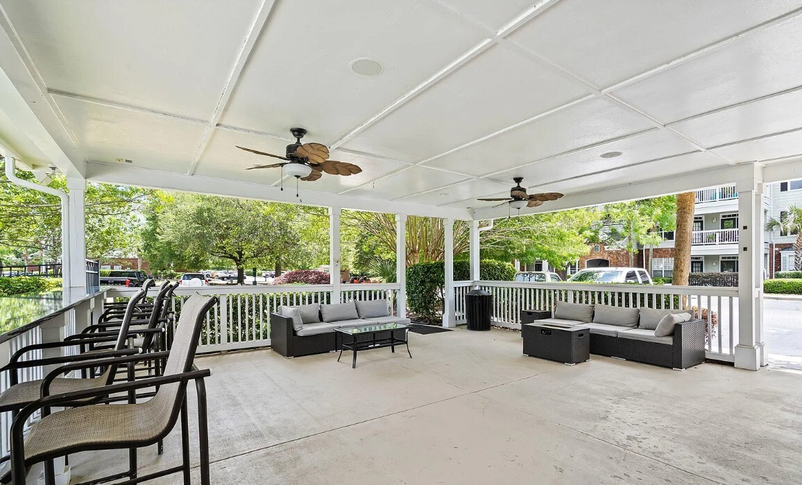 Covered Pool Area - 45 Sycamore Ave