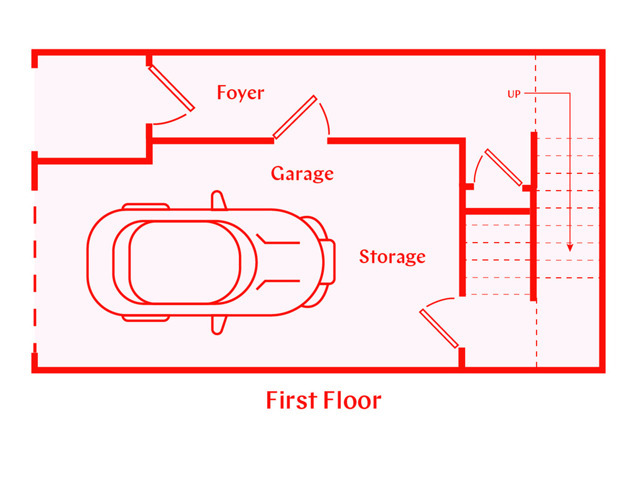 Oakford Floor Plan 3 - LaFrance Square