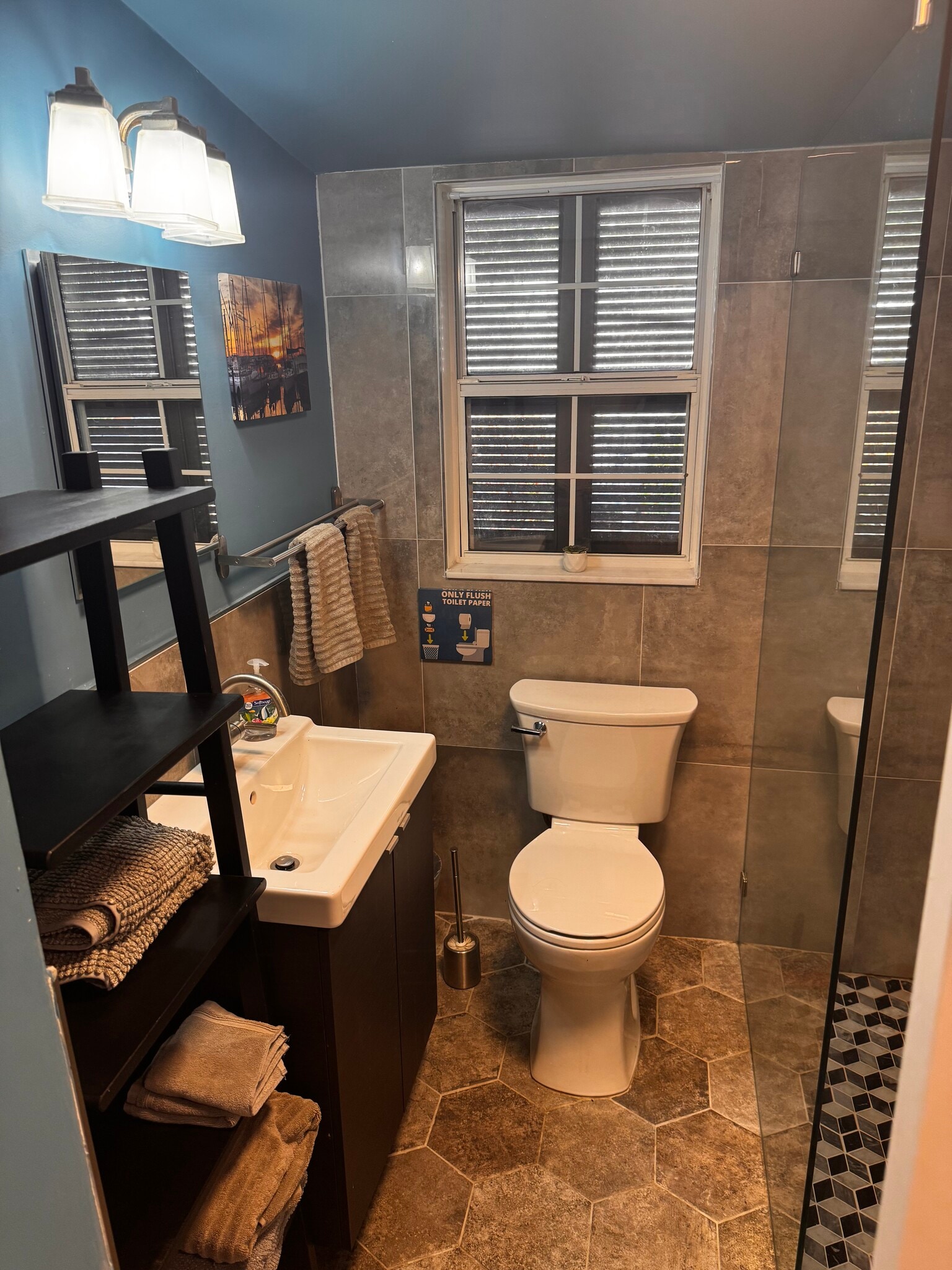 Bathroom with walk-in shower - 124 19th Ave S