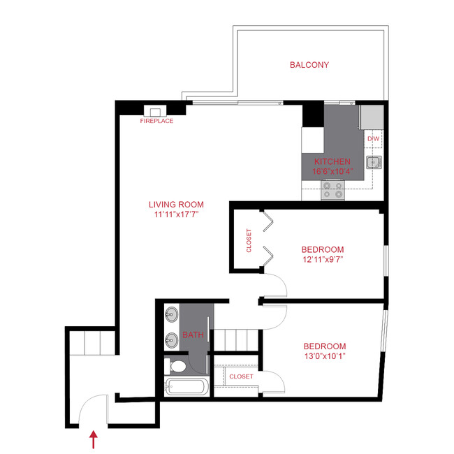 Floorplan - 1044 Downing