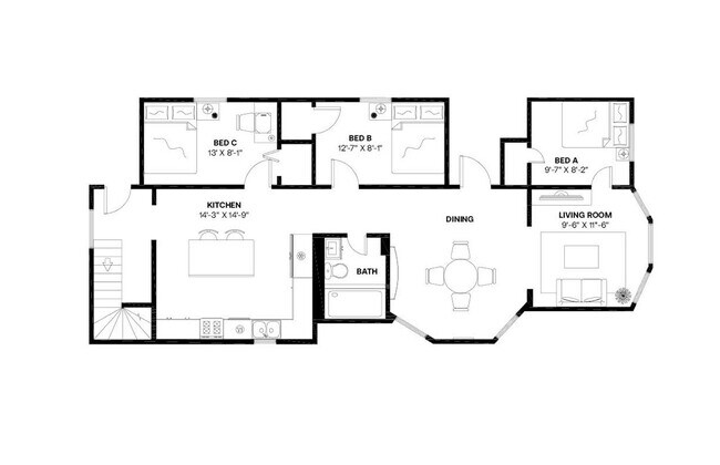 Building Photo - Room in Shared 4 bed/2 bath home