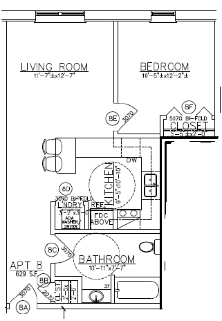 1BR/1BA - Pomeroy Lofts