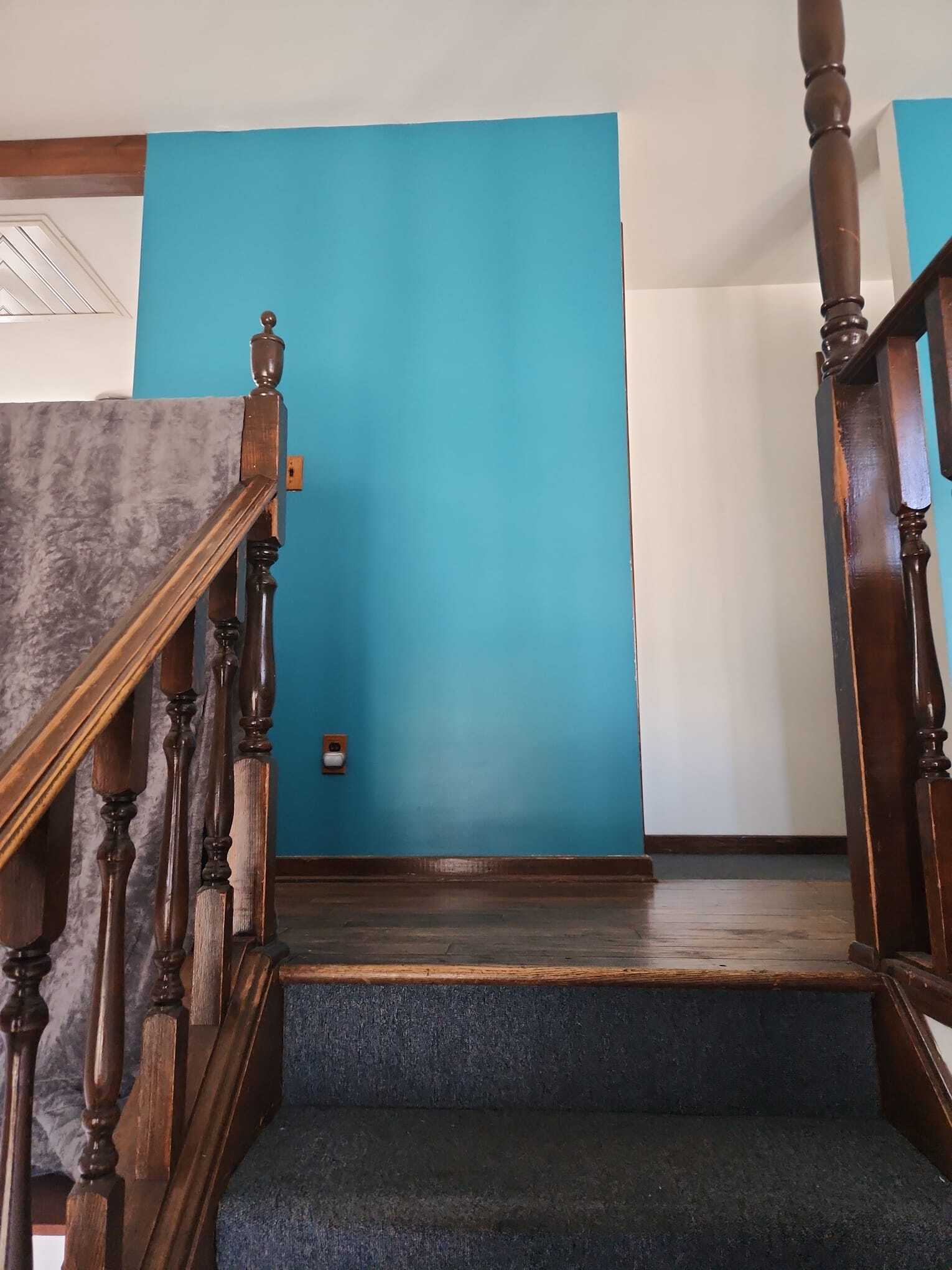 top of stairs left to kitchen and dining room, right to bedrooms - 2116 Thaler Ave