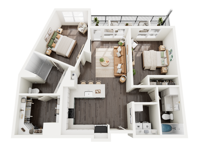 2N floor plan The Janis - The Janis