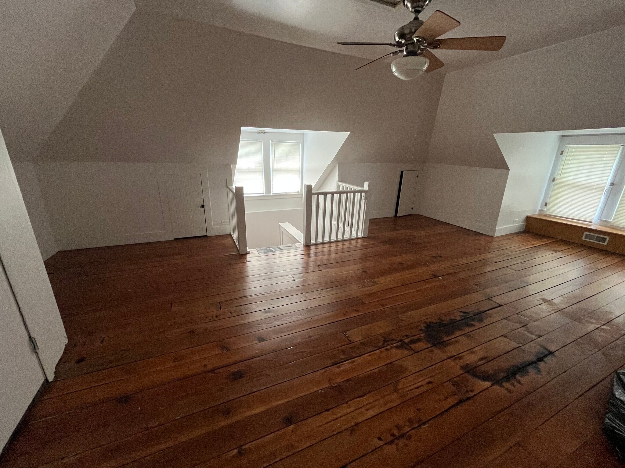 Bedroom refinished hardwoods thru out house - 29 E Northwood Ave