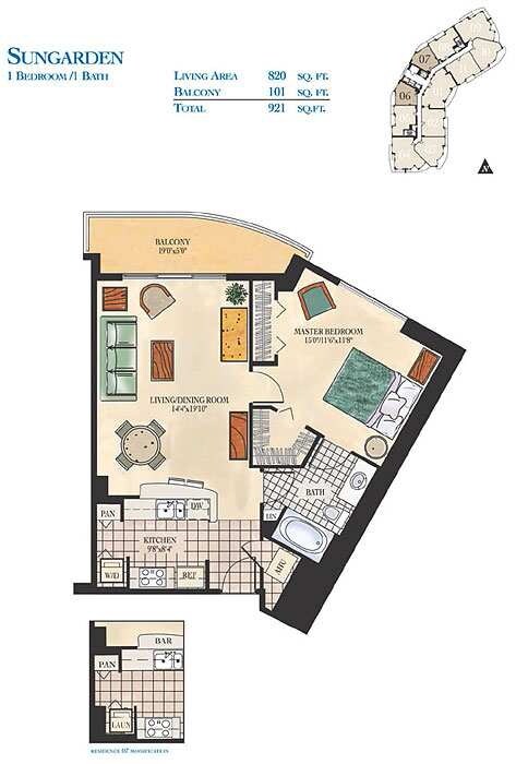 1BR/1BA - Watergarden