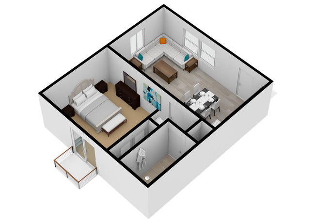 3D Floorplan - 1004 Derwood Ct