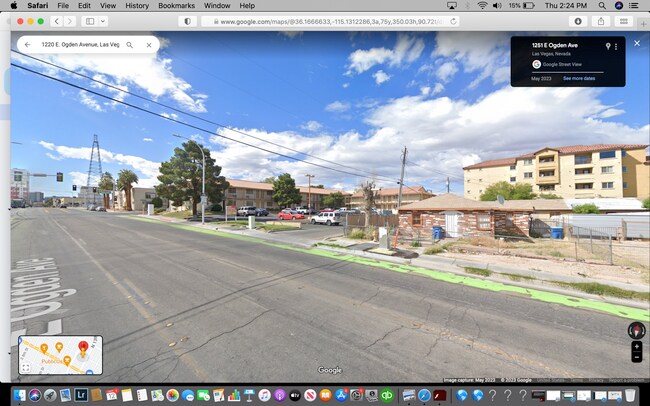 Street View RED & White Brick Home - 1220 E Ogden Ave