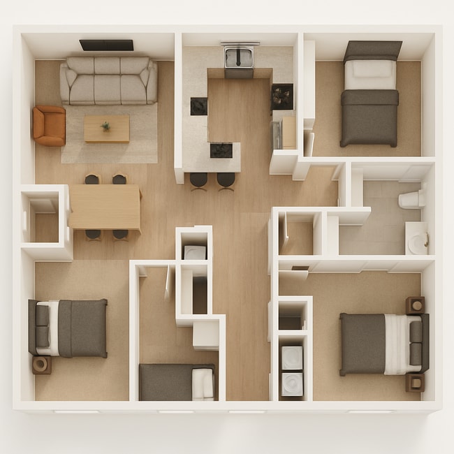 Floorplan - McDowell Creek Court