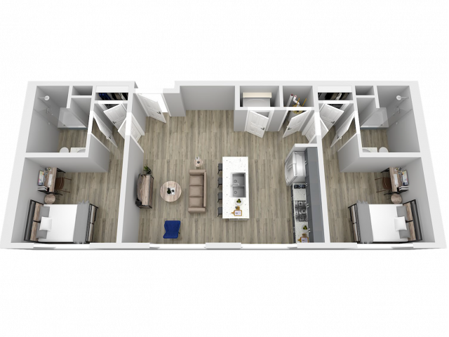 3D image of Floor Plan - 320 West Mag