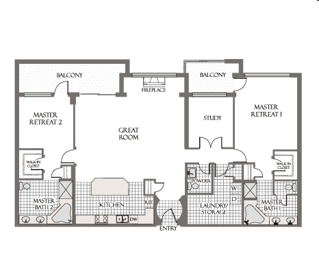 2BR/2BA - Tapestry on Central