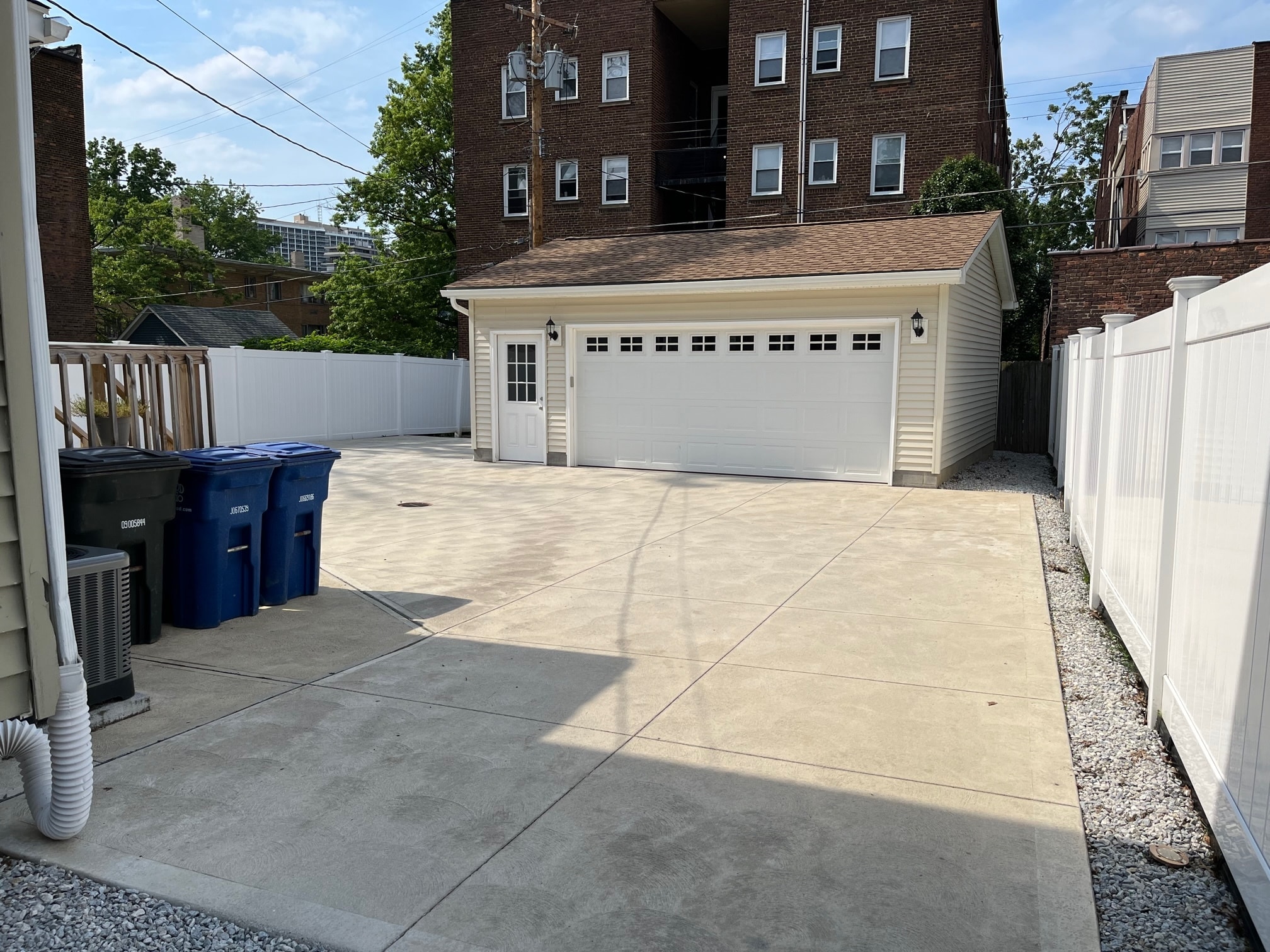 fenced in backyard, paved - 12222 Clifton Blvd