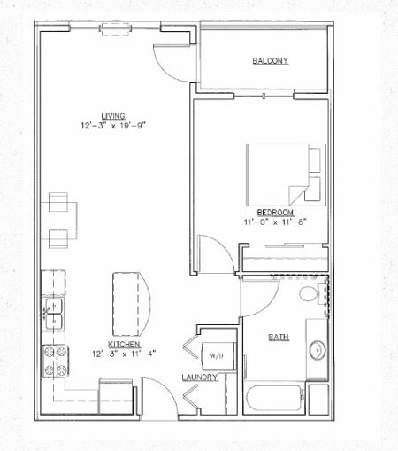 Floorplan - Kingston Village Apartments