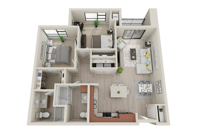 Floorplan - The Landing at 818