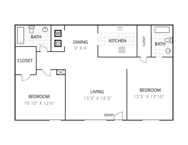 Ashford Casa Bella 3 Bed 2 Bath - Ashford Casa Bella