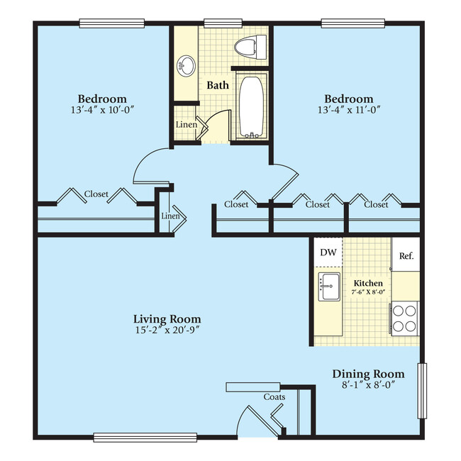 Floorplan - Plymouth House Apartments