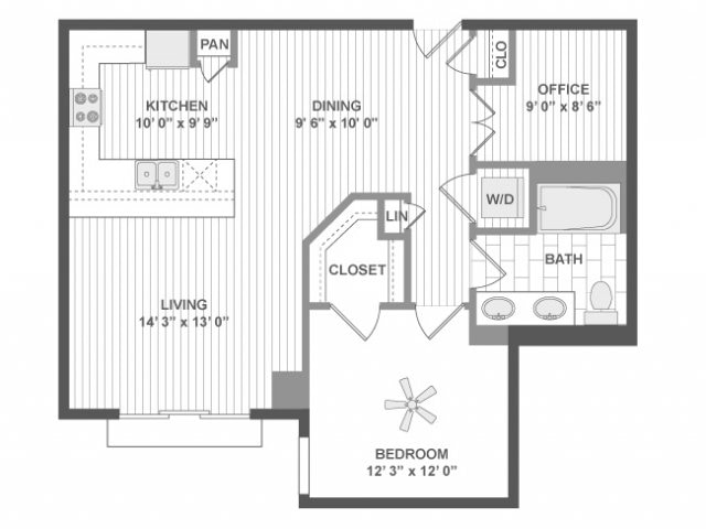 Floorplan - AMLI Evanston