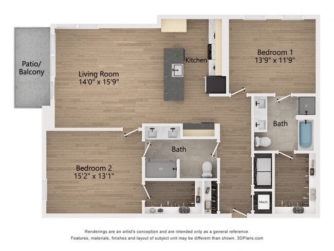 Floorplan - Tempo at White Oak