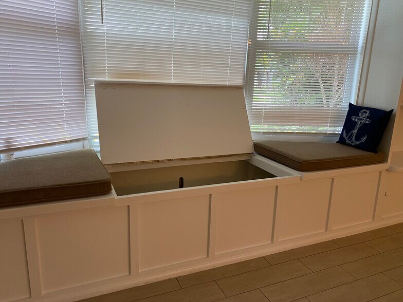 Living Room Window Seat Storage - 4117 Van Buren St