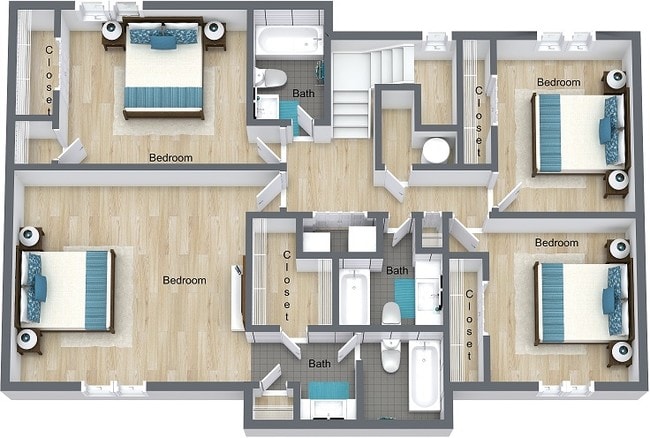 Floorplan - Arborside Apartment Homes