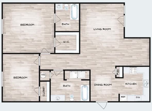 Tranquility Floor Plan - Vue at Rocket City