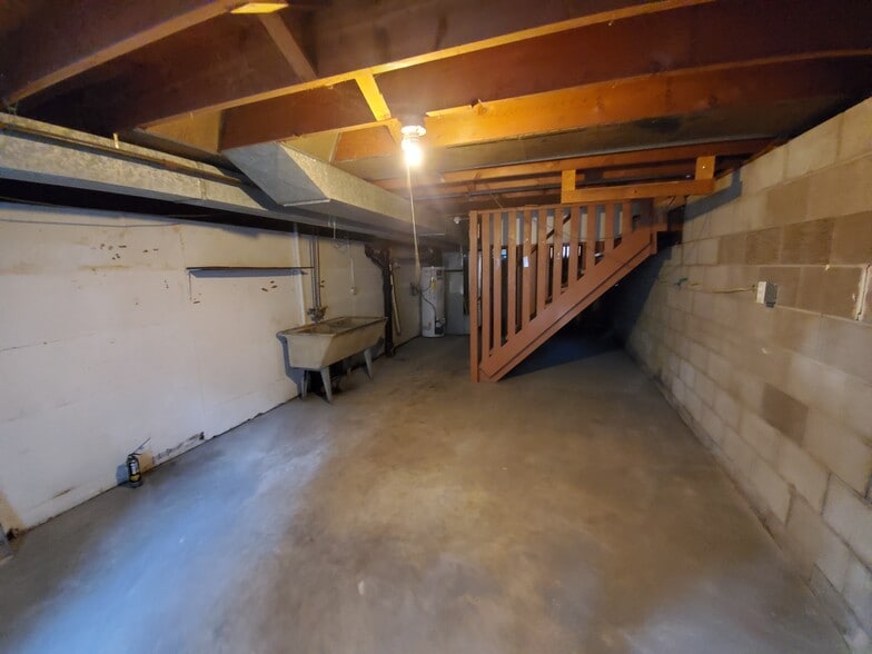 Basement from the other side of the stairs - 1182 Lane Pl
