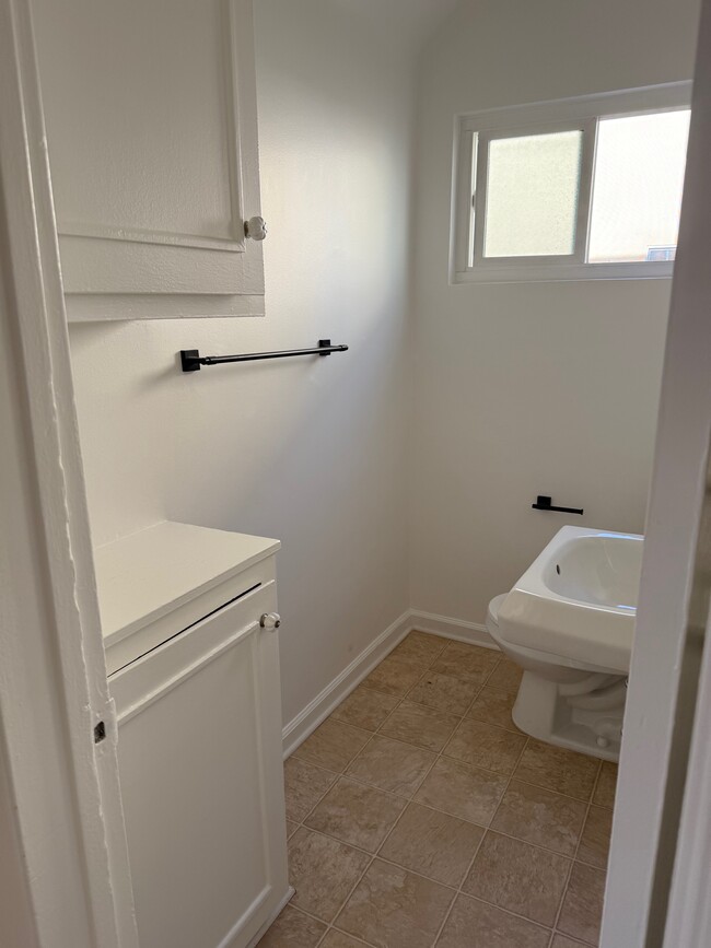 Downstairs half bathroom - 11954 Eucalyptus Ave