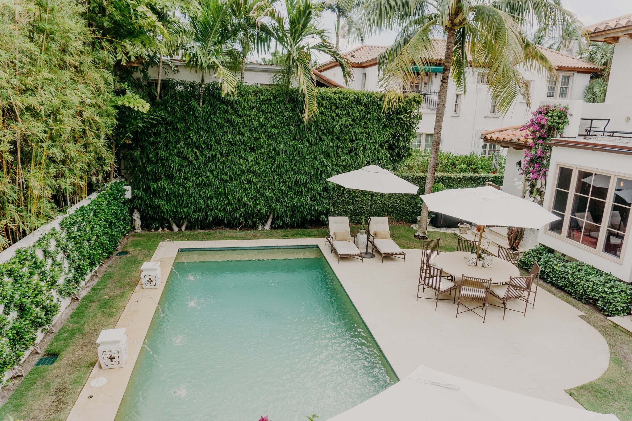 Pool and deck area - 213 E Lakewood Rd