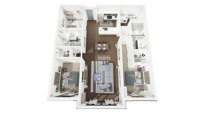 Floorplan - La Collina Living in Little Italy Cleveland