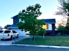 2 car garage, driveway gate - fully enclosed front yard - 4072 S 4650 W