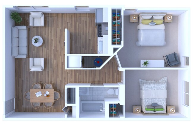 Floorplan - Downing Apartments