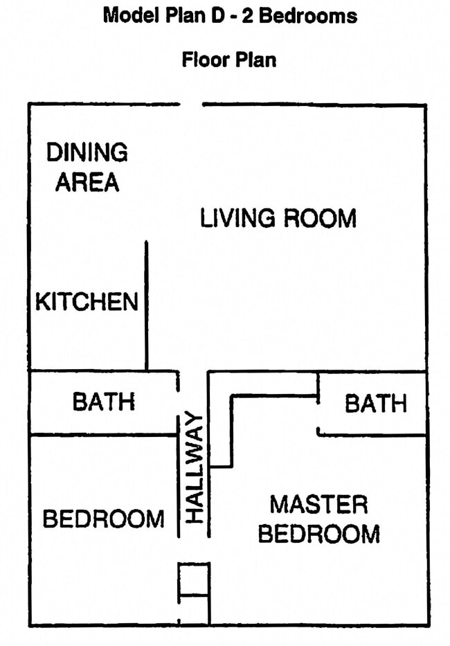 Floorplan - Crestwood Apartments