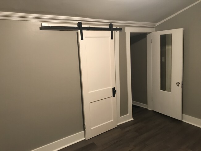 Sliding barn door for a walk in closet - 204 Spring St