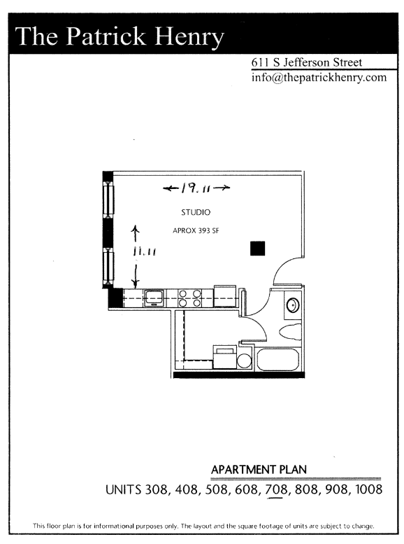 Floorplan - The Patrick Henry