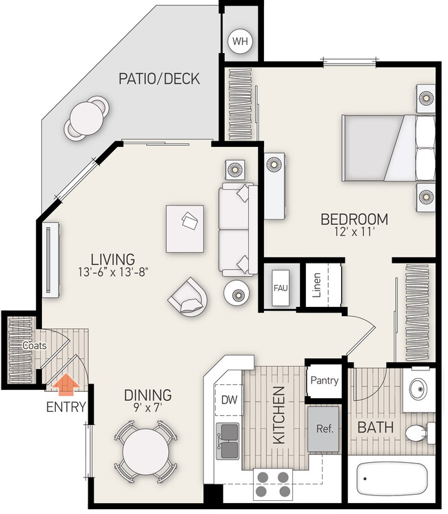 Floorplan - Stanford Court Apartments