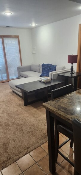 Downstairs dining room view from garage door - 2116 Thaler Ave