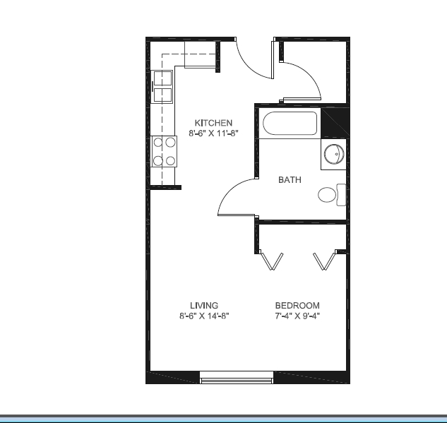 1br 1ba - St. Mary's Hall