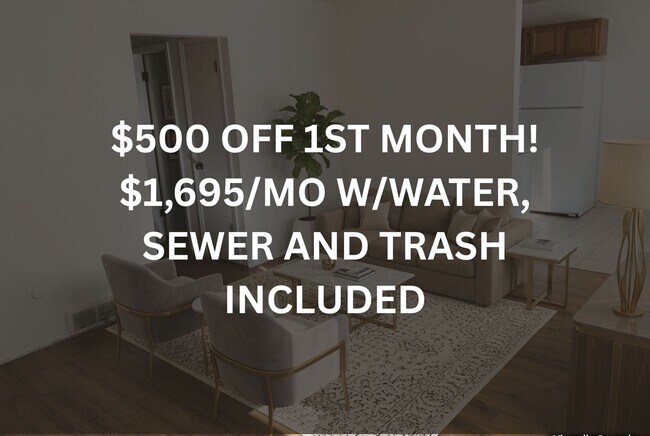 Building Photo - $500 OFF 1ST MONTH! $1,495/MO (WATER, SEWER & TRASH INCLUDED)  Look & Lease Special: Apply within...