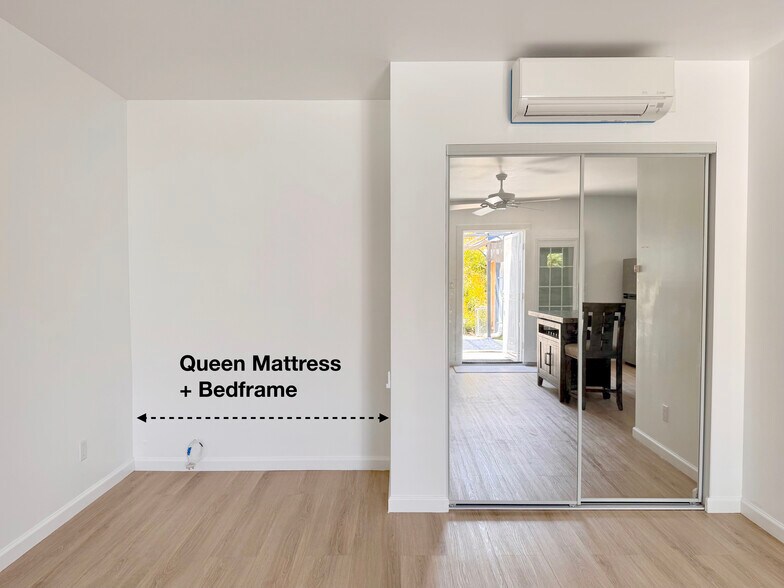Sleeping Area Fits Queen Mattress + Bedframe - 3541 Helms Ave