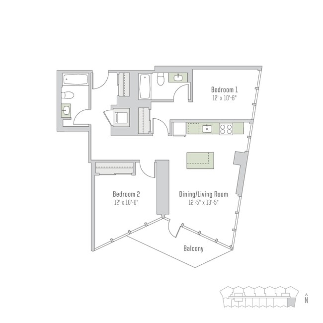 Floorplan - City Hyde Park