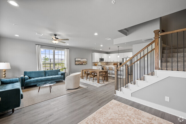 Open Living area - Tribeca Townhomes