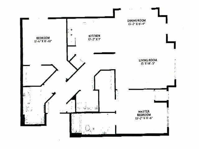 Outside Corner 2 Bedroom - Josephs Pointe at Upper Landing