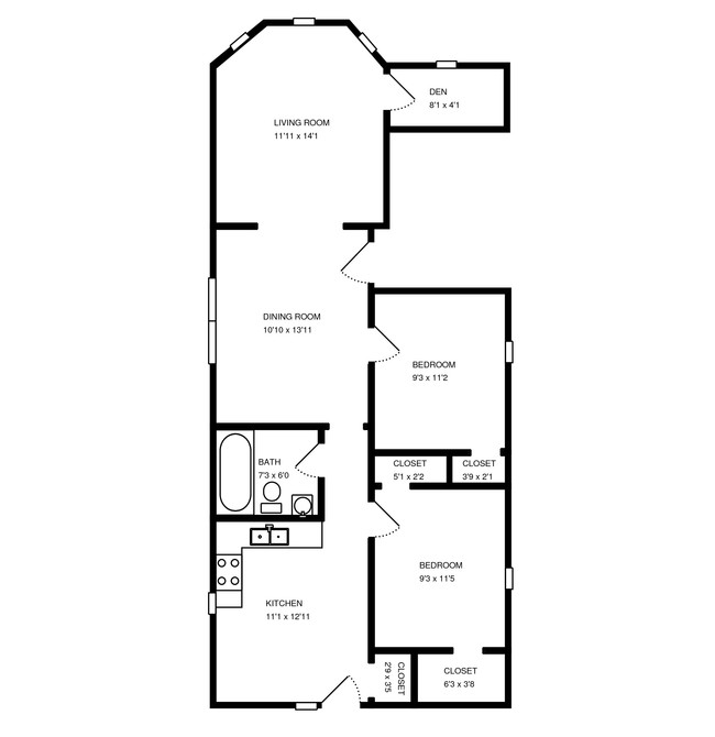 Floorplan - 2834-2838 Orchard