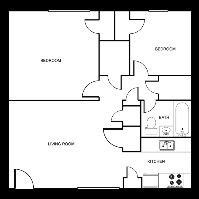 2BR/1BA - Uptown at Kelley