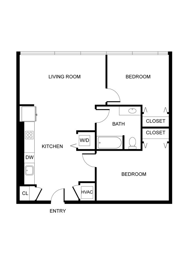 Floorplan - West 7th Apartments