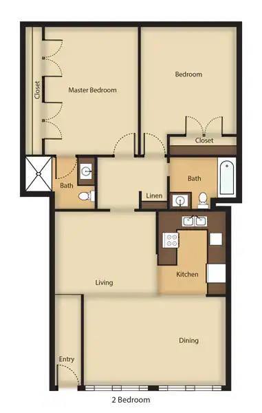 Floorplan - Palm Capri Apartments