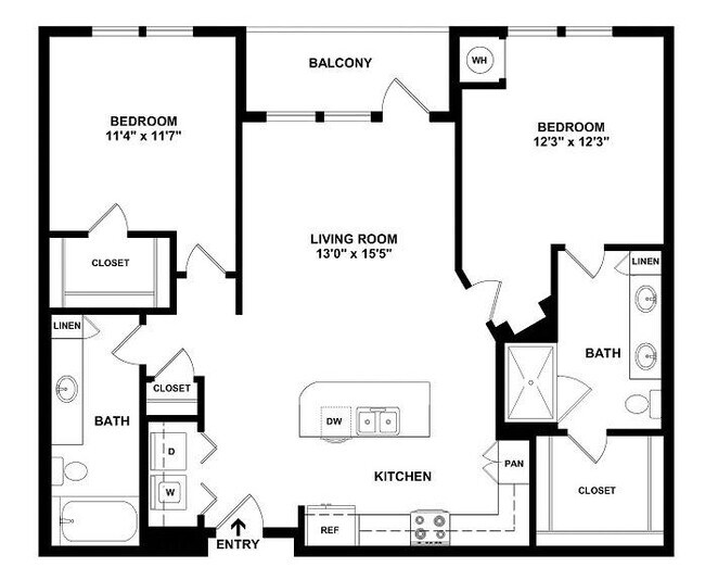 Floorplan - Centric LoHi by Windsor