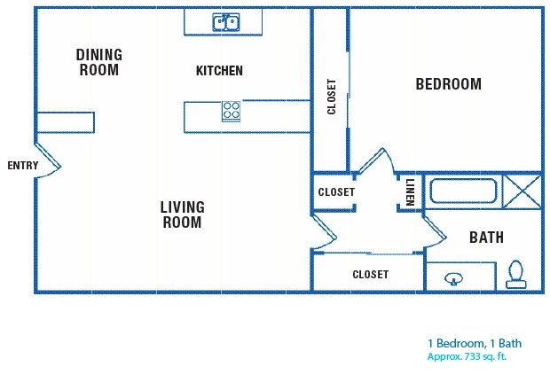 1BR/1BA - Buena Capri Apartments